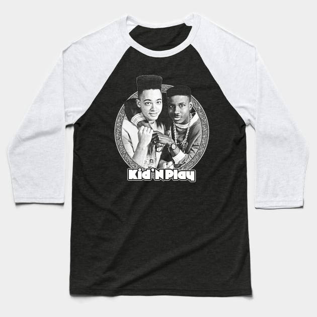 Kid 'n Play \/\/\ 90s Retro Fan Design Baseball T-Shirt by DankFutura